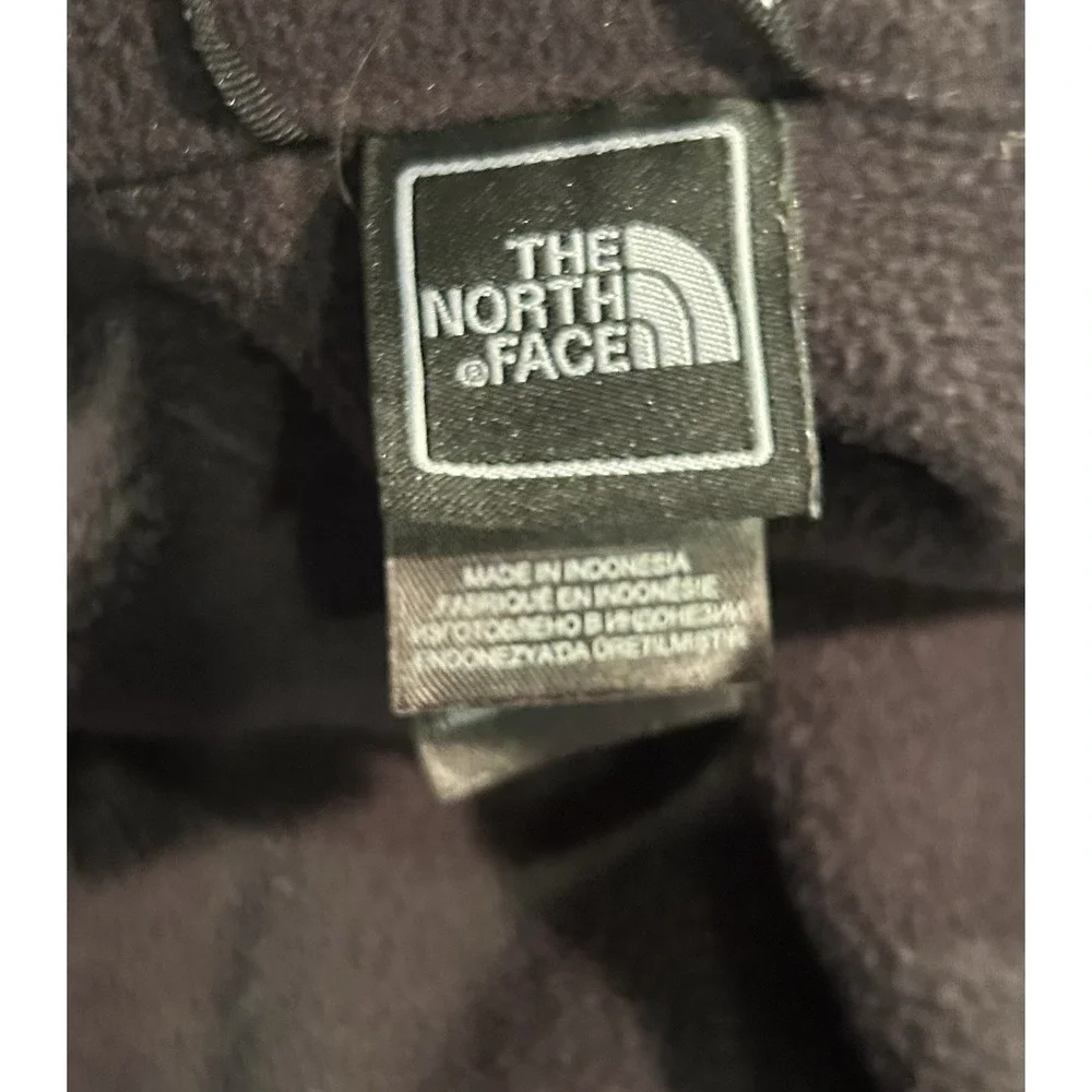 The North Face‎ Mens Medium Jacket Fleece Full Zip Coat Black Pockets Logo